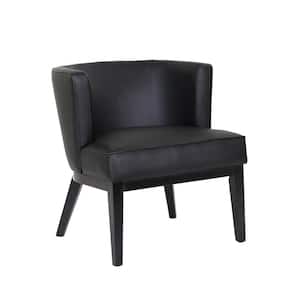 Ava Black Accent Chair