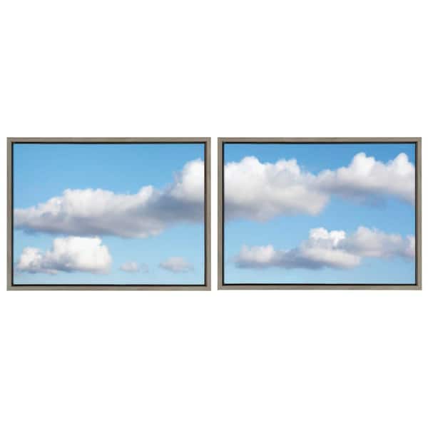 Sylvie Uplifting Clouds by Stephanie Klatt 2-Piece Framed Art Print 18 in. x 24 in.