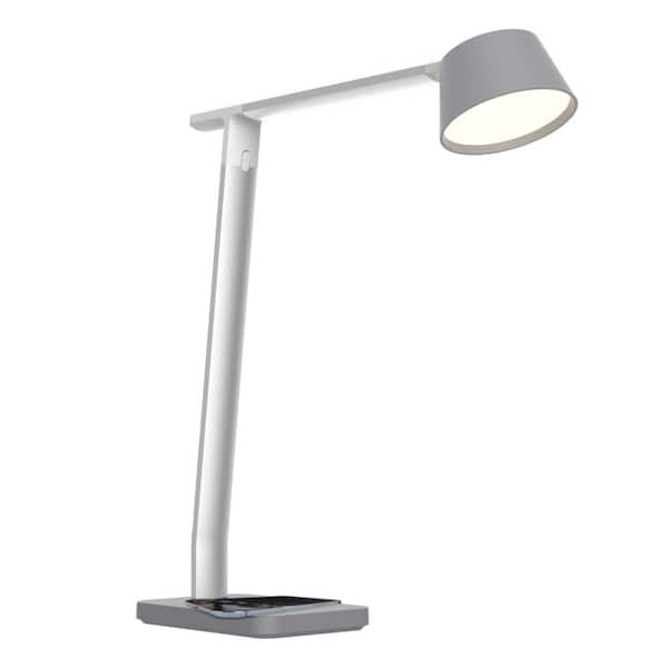 BLACK+DECKER Verve Designer Desk Lamp with Qi Wireless Charger, True White LED + 16M RGB Colors