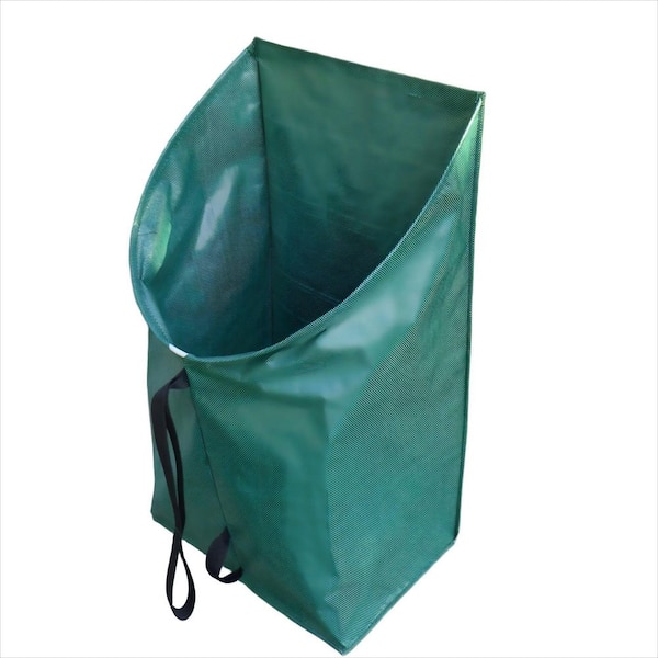 39 in. W x 22 in. D x 21 in. H Trash Can Storage, Leaf Collector for Leaves Lawn Trash, Green