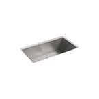 Lyric Undermount Stainless Steel 33 in. Single Bowl Kitchen Sink
