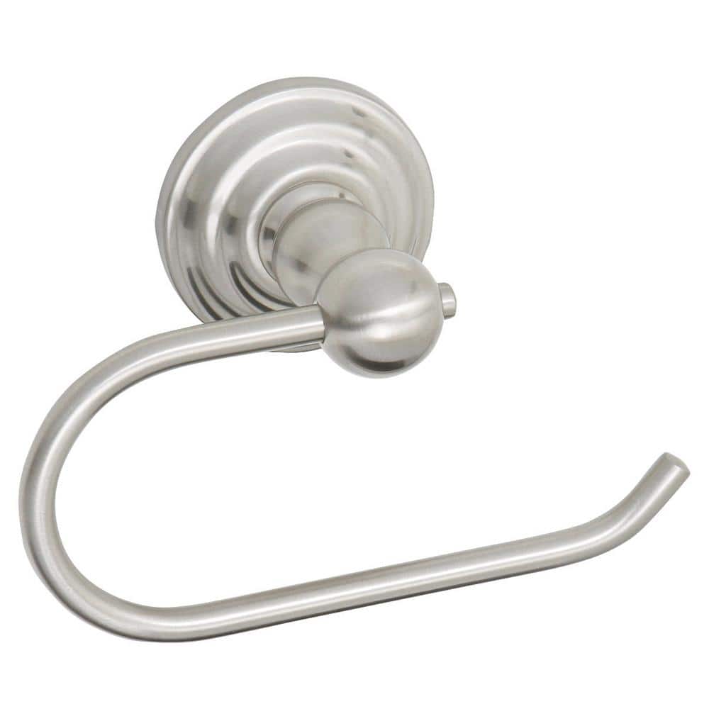 Satin Nickel Wall Mounted Euro Toilet Paper Holder