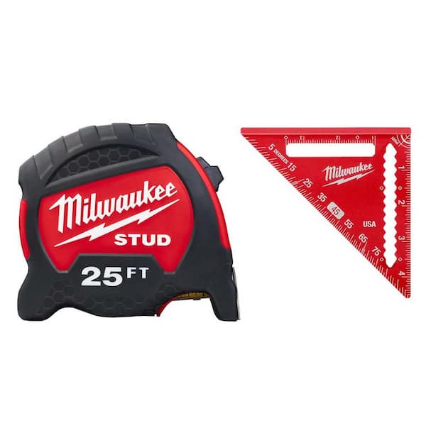 Milwaukee 25 ft. x 1.3 in. Gen II STUD Tape Measure with 14 ft