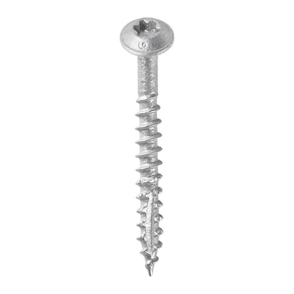 GRK Fasteners #9 x 1-1/2 in. Silver Metal Connector Torx Drive