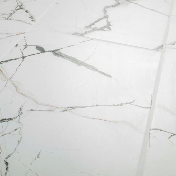 Avalon 12 in. x 24 in. Matte Porcelain Marble Look Floor and Wall Tile (16 sq. ft./Case) Avalon 12 in. x 24 in. Matte Porcelain Marble Look Floor and Wall Tile (16 sq. ft./Case)