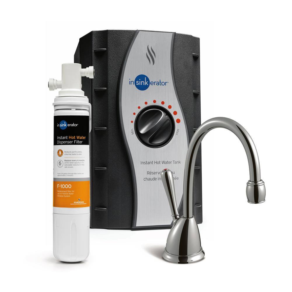 Involve H-View Instant Hot Water Dispenser with Filtration System & 1-Handle 6.75 in. Faucet in Chrome price history on PriceWatchPro