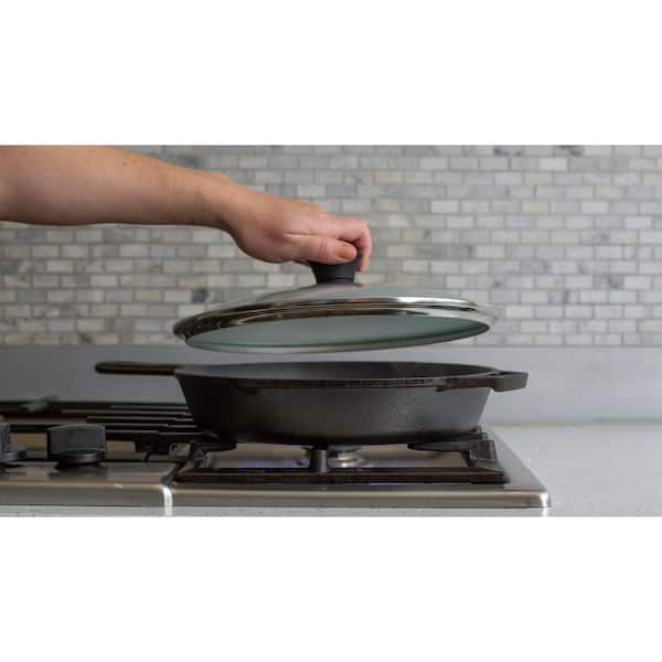 10.25 in. Glass Lid for Cast Iron Skillet