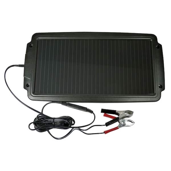 Schumacher Electric Schumacher Automotive 12V Portable Solar Battery Charger  and Maintainer with Quick-Connect Clamps SP-200 - The Home Depot
