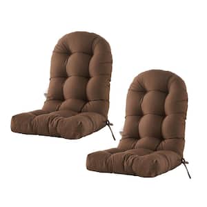 Patio Chair Cushion for Adirondack High Back Tufted Seat Chair Cushion Outdoor 48 in. x 21 in. x 4 in, Set Of 2
