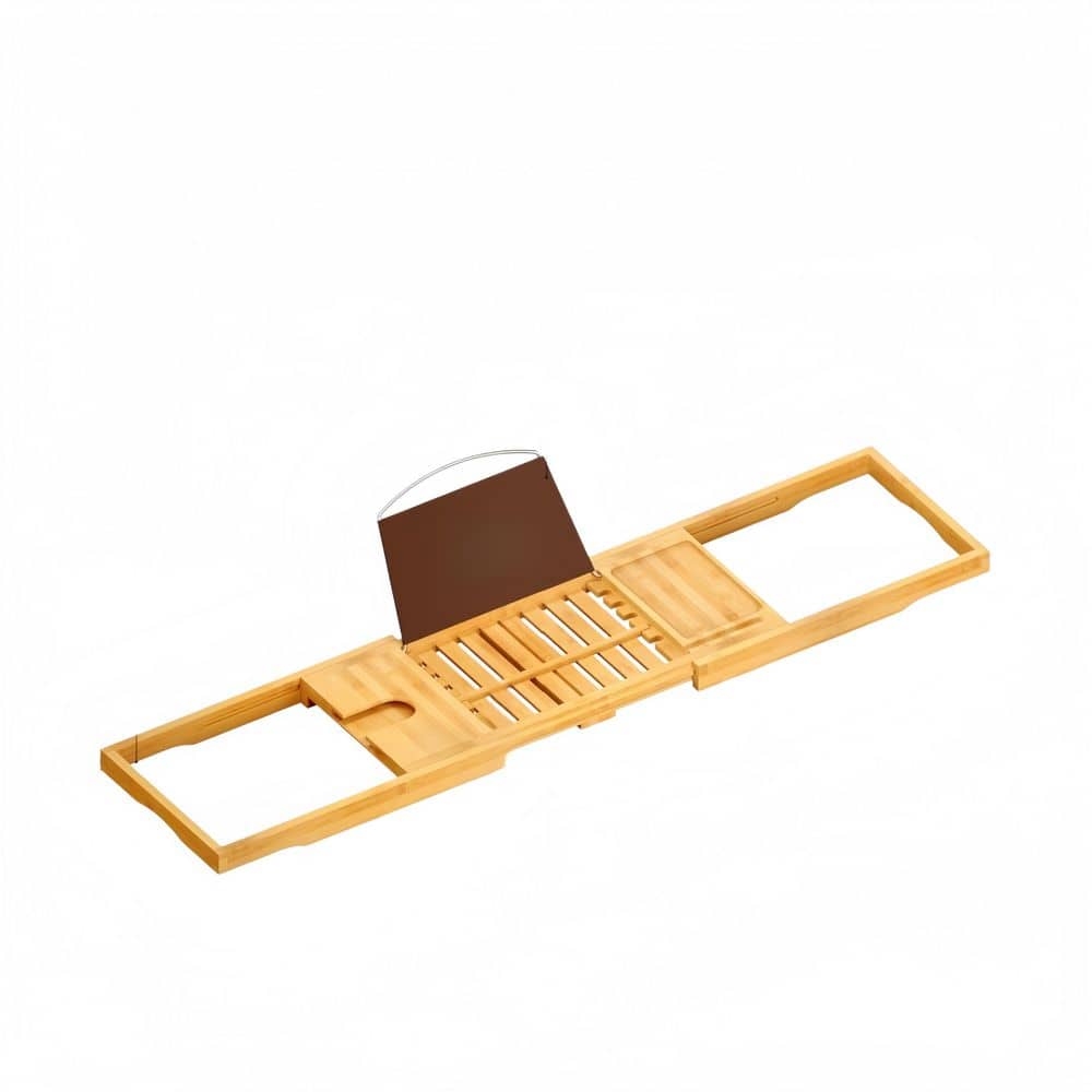 Bamboo Serving Tray with Foldable, Expandable and Premium for Kitchen, Bathtub, Bathroom and Gifts (1-Pack) price history on PriceWatchPro
