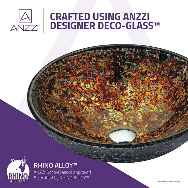 Alto Series Vessel Sink in Molten Gold Alto Series Vessel Sink in Molten Gold