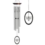 Signature Collection, Wind Fantasy Chime, 24 in. Bumble Bee Silver Wind Chime WFCBEE