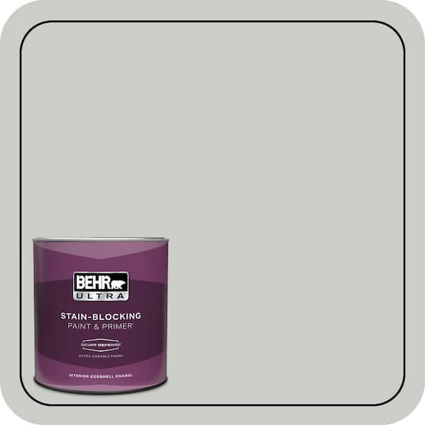 BEHR ULTRA 1 qt. #PWL-89 Silver Setting Extra Durable Eggshell Enamel Interior Paint & Primer