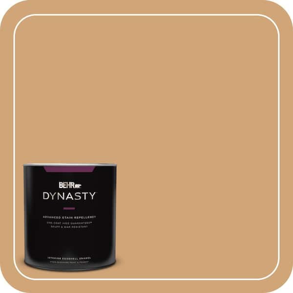 BEHR DYNASTY 1 qt. #PMD-79 Sesame Eggshell Enamel Interior Stain-Blocking Paint and Primer