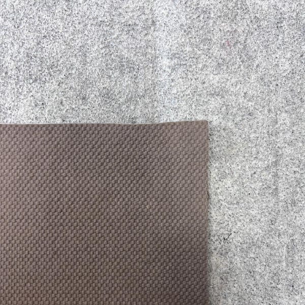 Ottomanson Multiguard Collection 7 ft. x 8 ft. Nonslip Beige Polyester Garage Flooring, All Purpose Mat, 7 ft.9 in. x 6 ft.11 in.