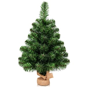 2 ft. PVC Artificial Christmas Tree Small Holiday Season Home Decoration Decor
