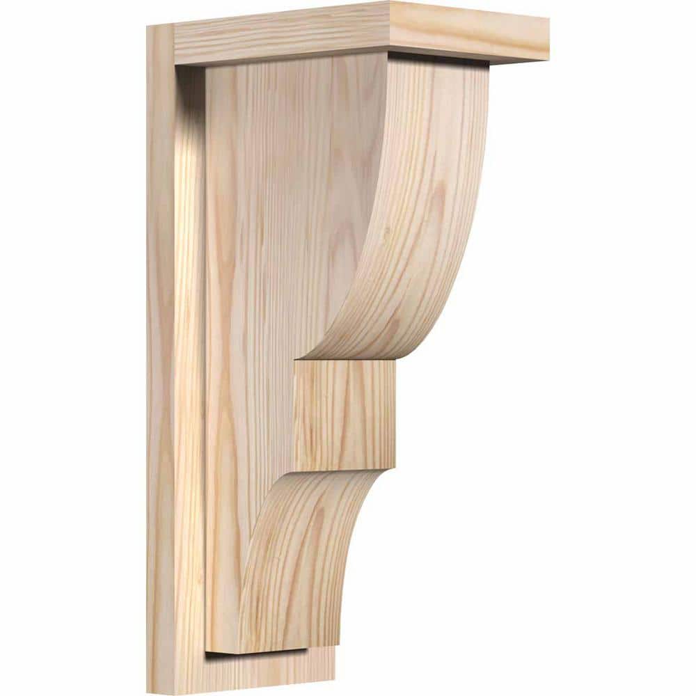 Douglas Fir Smooth Finish Ridgewood Corbel with Backplate
