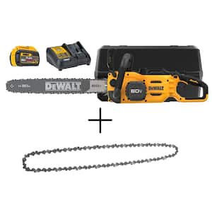 60V MAX 20in. Brushless Battery Powered Chainsaw Kit with (1) FLEXVOLT 4Ah Battery, Charger & Chain (68 Link)