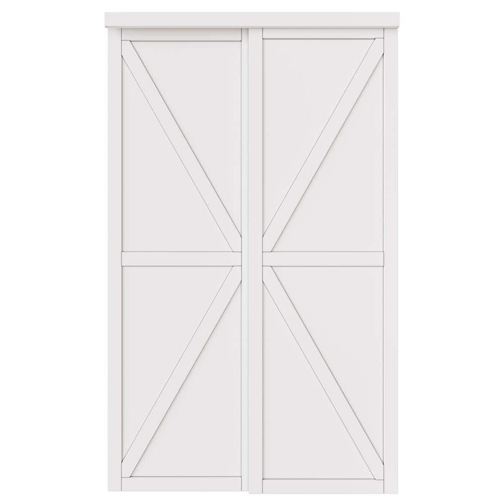 Reviews for ARK DESIGN 48 in. x 80 in. 2Panel K Finished White MDF
