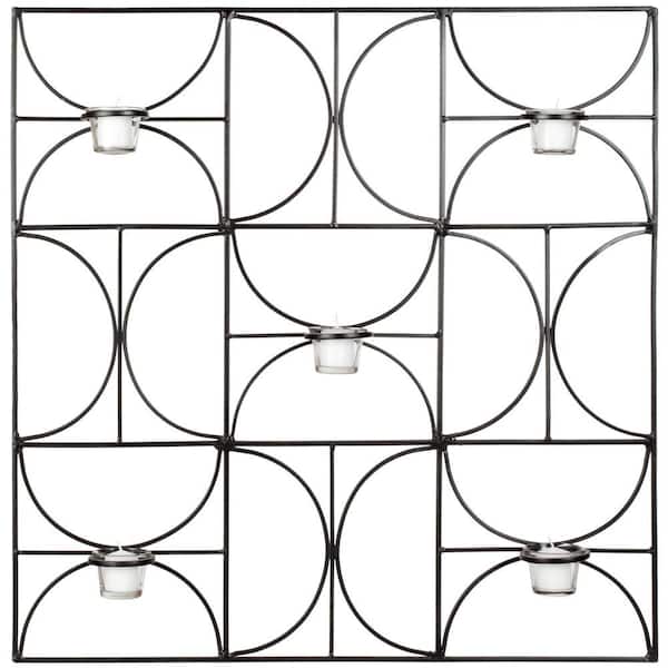SAFAVIEH Roxy Votive Black Wall Decor Candle Sconce