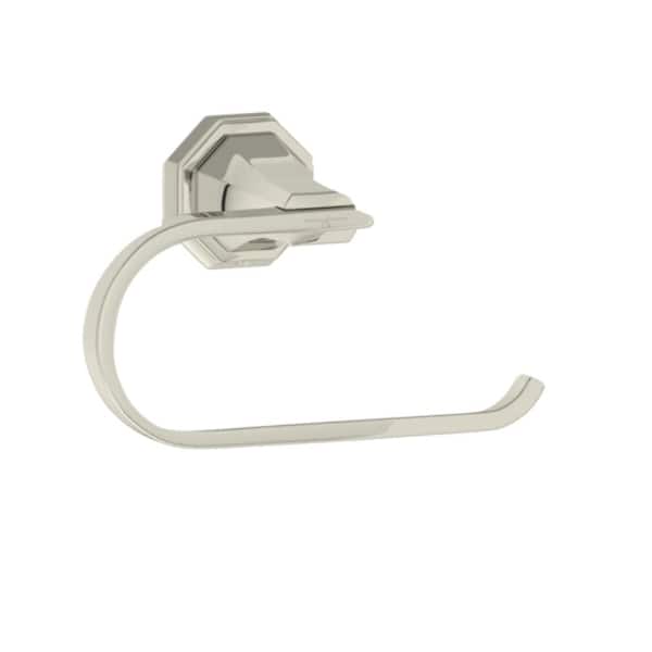 Deco Wall Mount Toilet Paper Holder in Polished Nickel