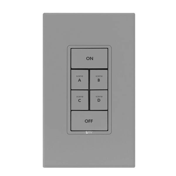 Insteon 6 Button Dimmer Keypad - Gray