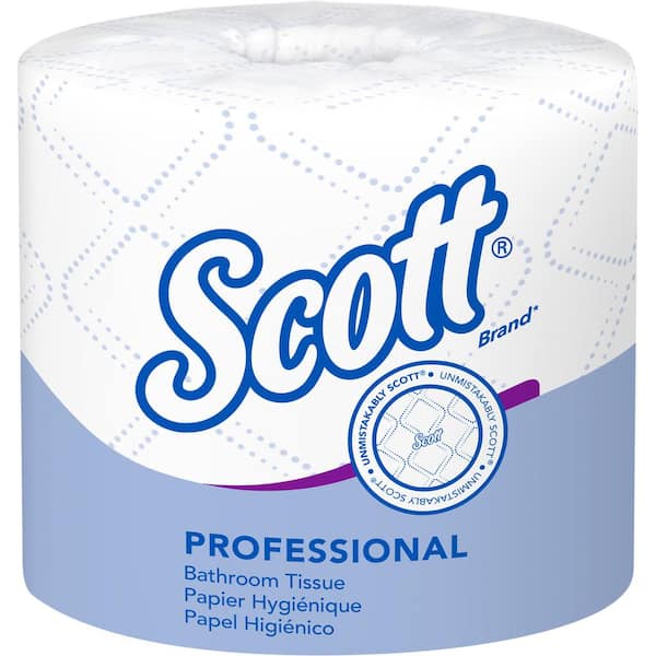 J-Series 1-Ply Small Core Bath Tissue, Septic Safe, White, 4