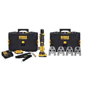 20V MAX Lithium-Ion Cordless Compact Press Tool Kit with (2) 2.0 Ah Batteries, Charger, (4) Press Jaws and (2) Kitboxes