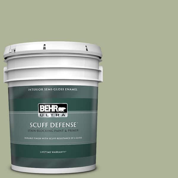 BEHR ULTRA 5 gal. Home Decorators Collection #HDC-CT-28 Cottage Hill Extra Durable Semi-Gloss Enamel Interior Paint & Primer