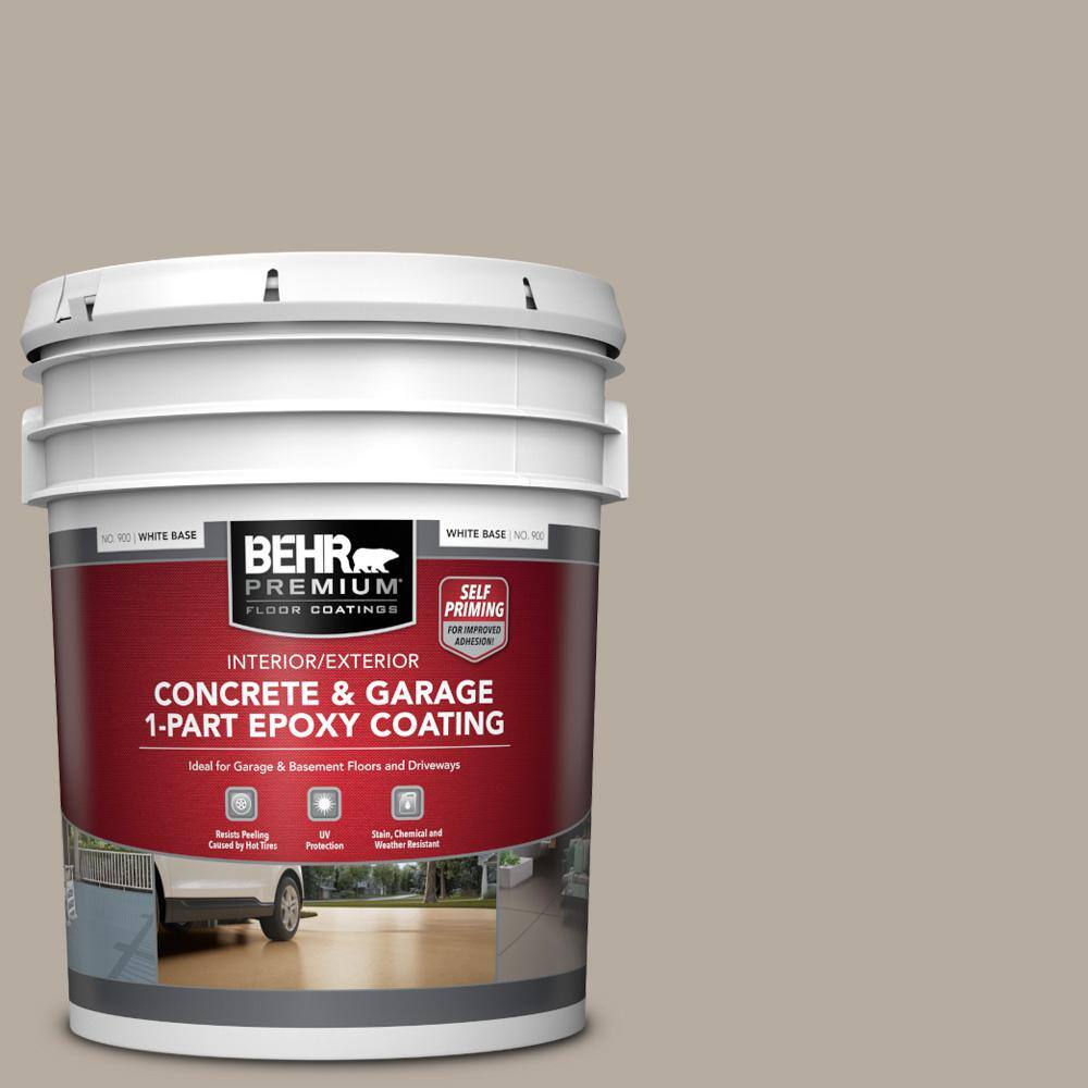 5 gal. #PPU18-13 Perfect Taupe Self-Priming 1-Part Epoxy Satin Interior/Exterior Concrete and Garage Floor Paint price history on PriceWatchPro