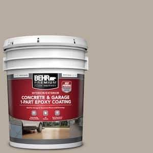 5 gal. #PPU18-13 Perfect Taupe Self-Priming 1-Part Epoxy Satin Interior/Exterior Concrete and Garage Floor Paint