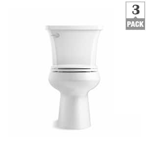 Highline 12 in. Rough In 2-Piece 1.28 GPF Single Flush Round Toilet in White Seat Not Included