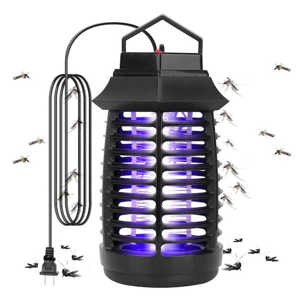 Oyezvary Electric UV Mosquito Killer Lamp Insect Killer Light Pest Fly Trap Catcher with Anti-Shock Protective Grids, Low Noise
