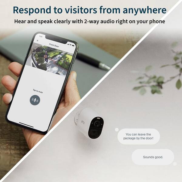 arlo smart home hd security camera 3 pk