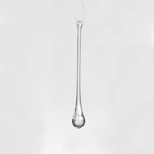 4.75" Clear Icicle Drop Ornament