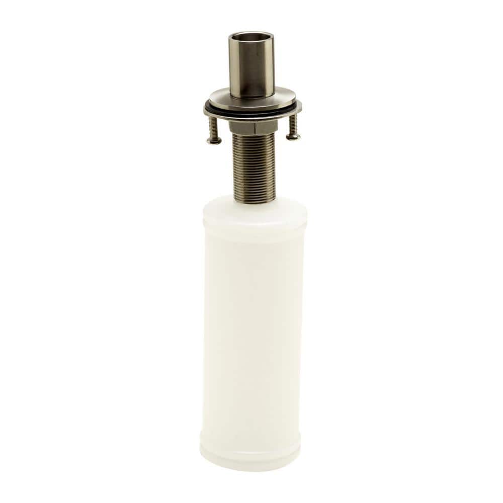 Modern Brushed Stainless Steel Soap Dispenser with 4-1/3" Spout