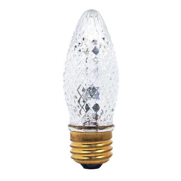 Globe Electric 60-Watt Halogen B11 Handcrafted Crystallina Clear Medium Base Chandelier Light Bulb (3-Pack)