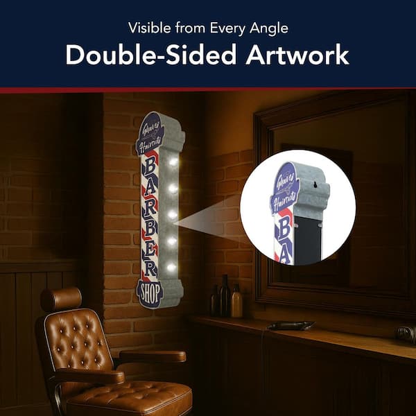 American Art Decor Vintage LED Marquee Wall Decor-Retro Wall Sign