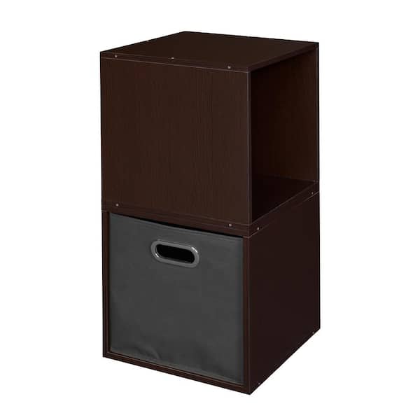 Niche 39 in. H x 39 in. W x 13 in. D Wood 2- Cube Organizer