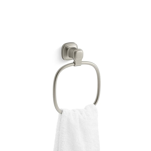 KOHLER Numista Towel Ring in Brushed Nickel