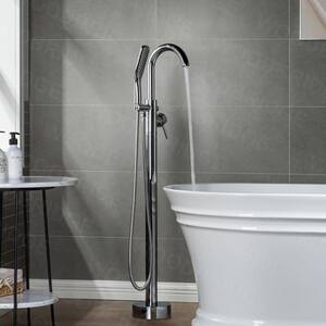 Golden Vantage Single-Handle Freestanding Floor Mount Bathtub Filler ...