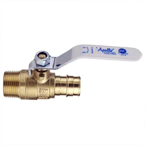 WaterSaver Brass MNPT X Barb Ball Valve Lever 3/8" Pipe Size L4100 for sale online