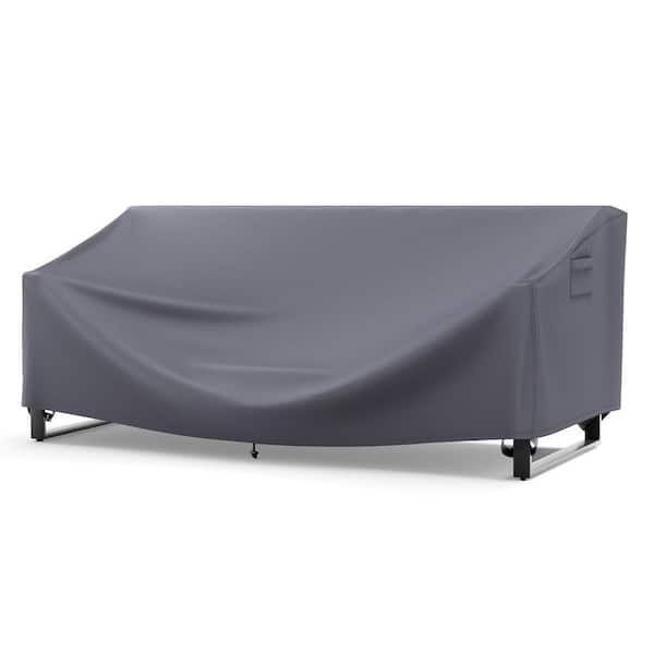 Gymojoy Carolina Cover 100% Waterproof Heavy-Duty Patio Chair/Loveseat Cover, 600D Polyester Oxford Fabric with PVC Coating,Gray