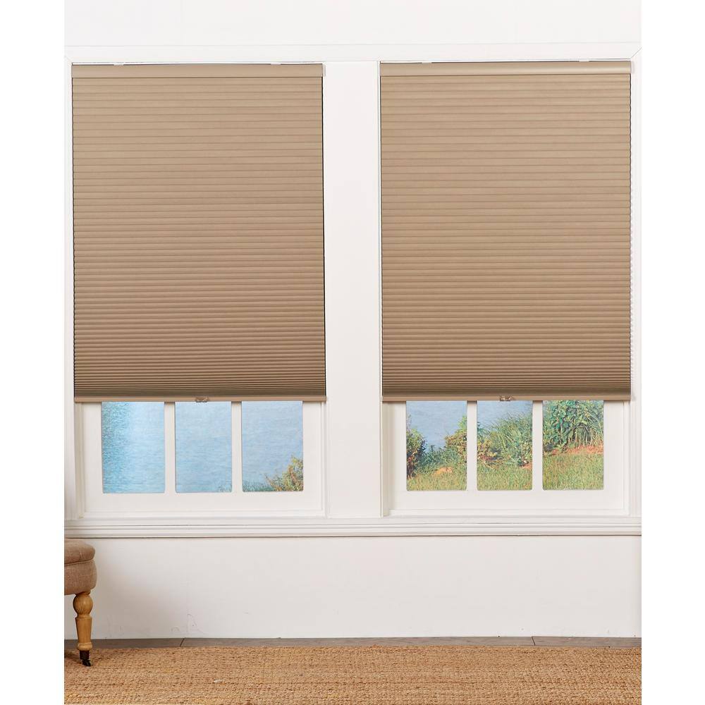 Perfect Lift Window Treatment Cut-to-width Sand 1.5in. Blackout 