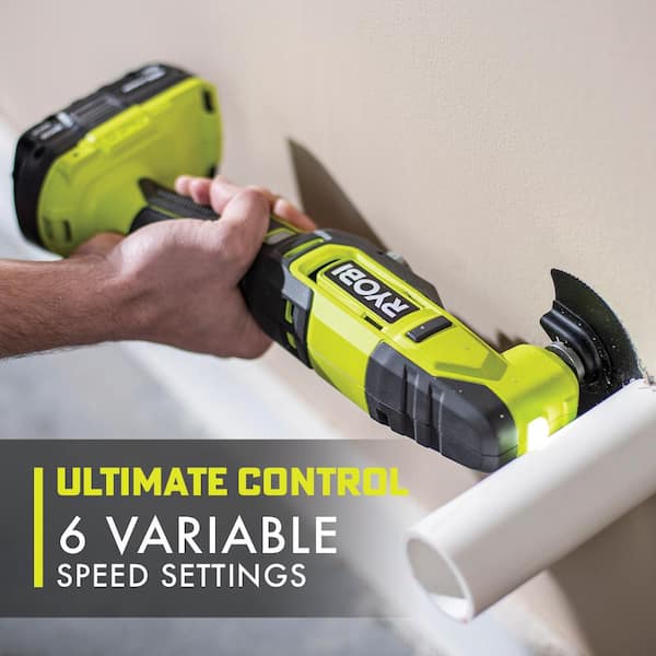 RYOBI - ONE+ 18V Cordless 2-Tool Combo Kit with 3/8 in. Drill, Multi-Tool, 1.5 Ah Battery, and Charger