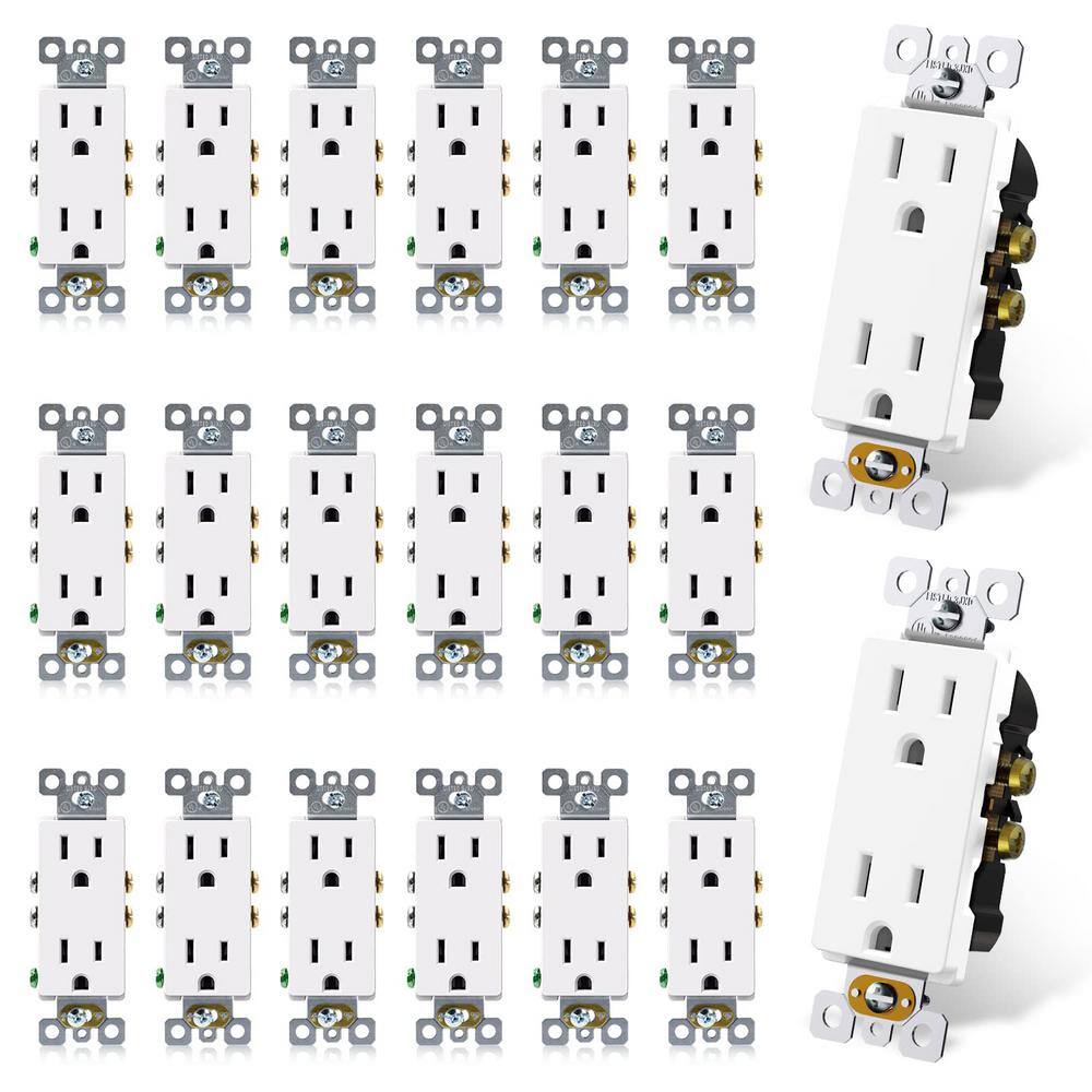 Etokfoks 15A/125Volt, Standard Wall Outlet, 2Pole NonTamper