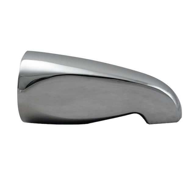 Westbrass 5-1/4 in. L Wall-Mount Tub Spout, Polished Chrome