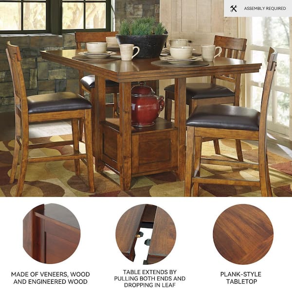 Signature DESIGN BY ASHLEY Ralene Casual Brown Wood 42 in