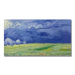24 in. x 47 in. Wheatfields Under Thundercloud Canvas Art