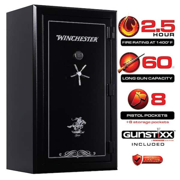 Legacy 52.5 cu. ft. 60-Gun 2.5-Hour Fire Rating UL Listed Electronic Lock Black